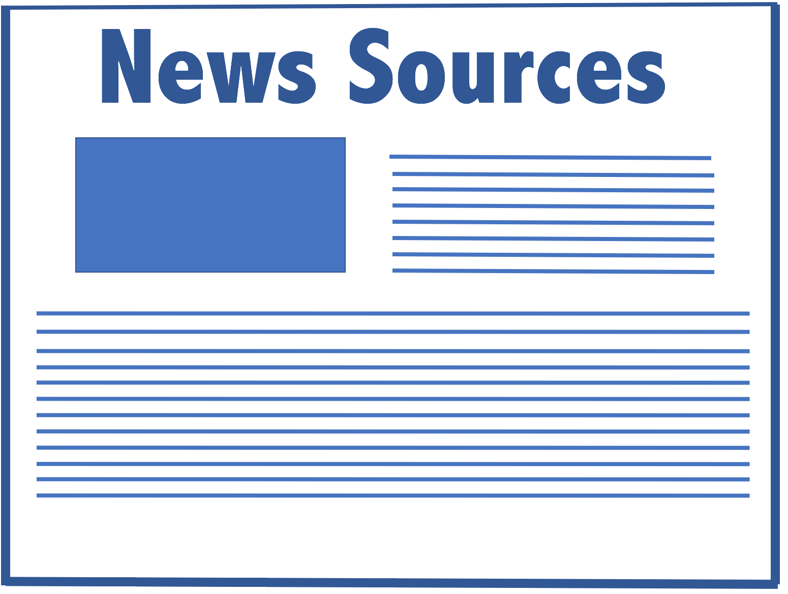 Sources of news